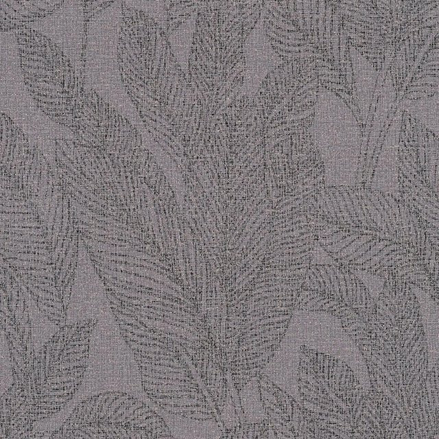 PROFHOME Tapete Floral Glitzernd in Platin-Grau und Gold, Vlies-Tapete mit botanischem Muster, B: 0,53 m, L: 10,05 m - Bild 1