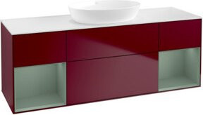 V&B Waschtischunterschrank Finion in Weiß, lackiert, B/T/H: 160 x 50,1 x 50,1 cm - Bild 1