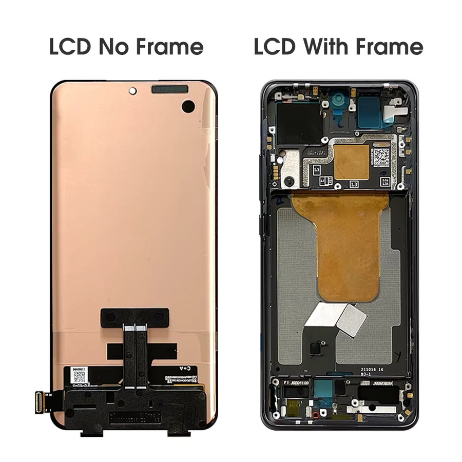 Xiaomi Mi 12 LCD Display mit 6,28 Zoll Touchscreen Digitizer Montage inklusive Rahmen in Schwarz für Mi 12X 2112123 AC-Bildschirm - Bild 4