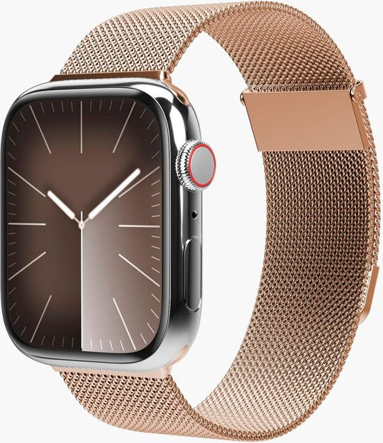 Vonmählen Uhrenarmband Milanese Loop, Roségold, Unisex, Apple Watch 44 / 45 / 46 / 49 mm - Bild 1