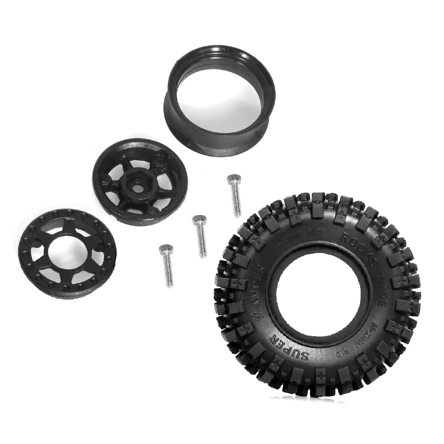 RS Crawler-Reifen, 4-teiliges Set, Kunststoff - Bild 5