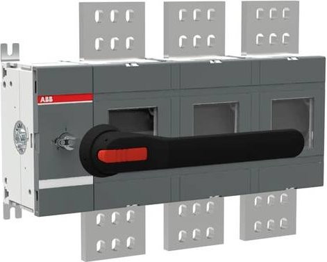 ABB OT2500E03W4P Lasttrennschalter 2500A 1000V Schwarz und Grau - Bild 1