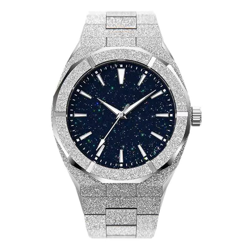AILANG Armbanduhr Edelstahl, Quarz, Blau, Eckig, Herren - Bild 2