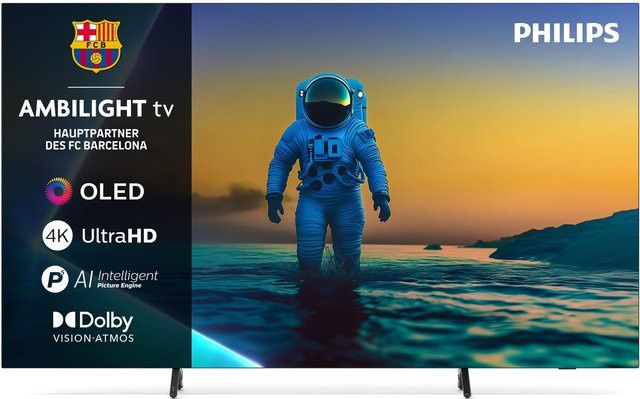 Philips 77OLED810 OLED Ambilight Smart TV 194 cm (77 Zoll) 4K Ultra HD, 120 Hz, Schwarz - Bild 1