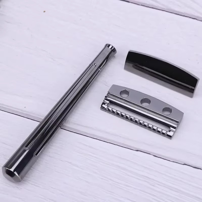 YAQI Bartrasierer Katana Globe Trotter Single Edge Sicherheitsrasierer für Herren - Bild 3