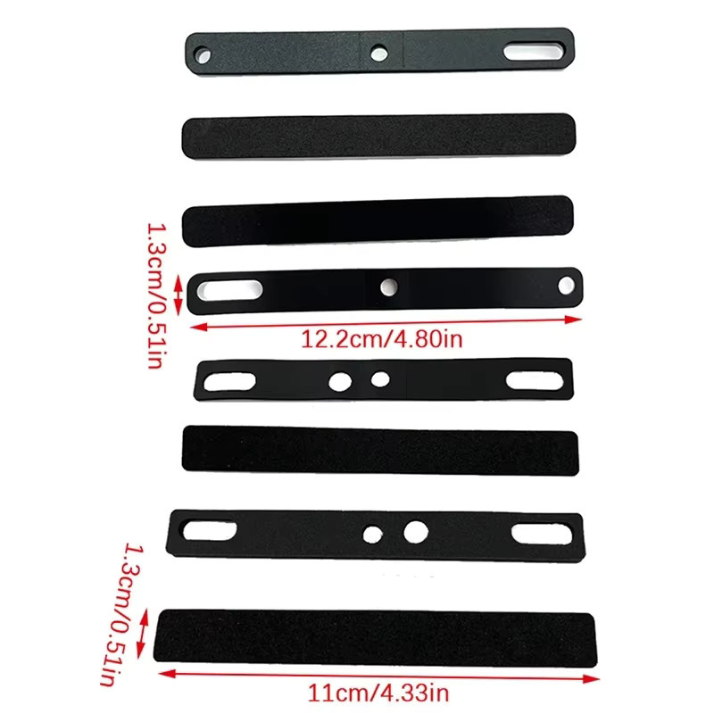 4-teiliges Tastatur-Leertasten-Schalldämpfer-Kit aus schallabsorbierendem Schaumstoff in Schwarz, 6.25U und 7U - Bild 3