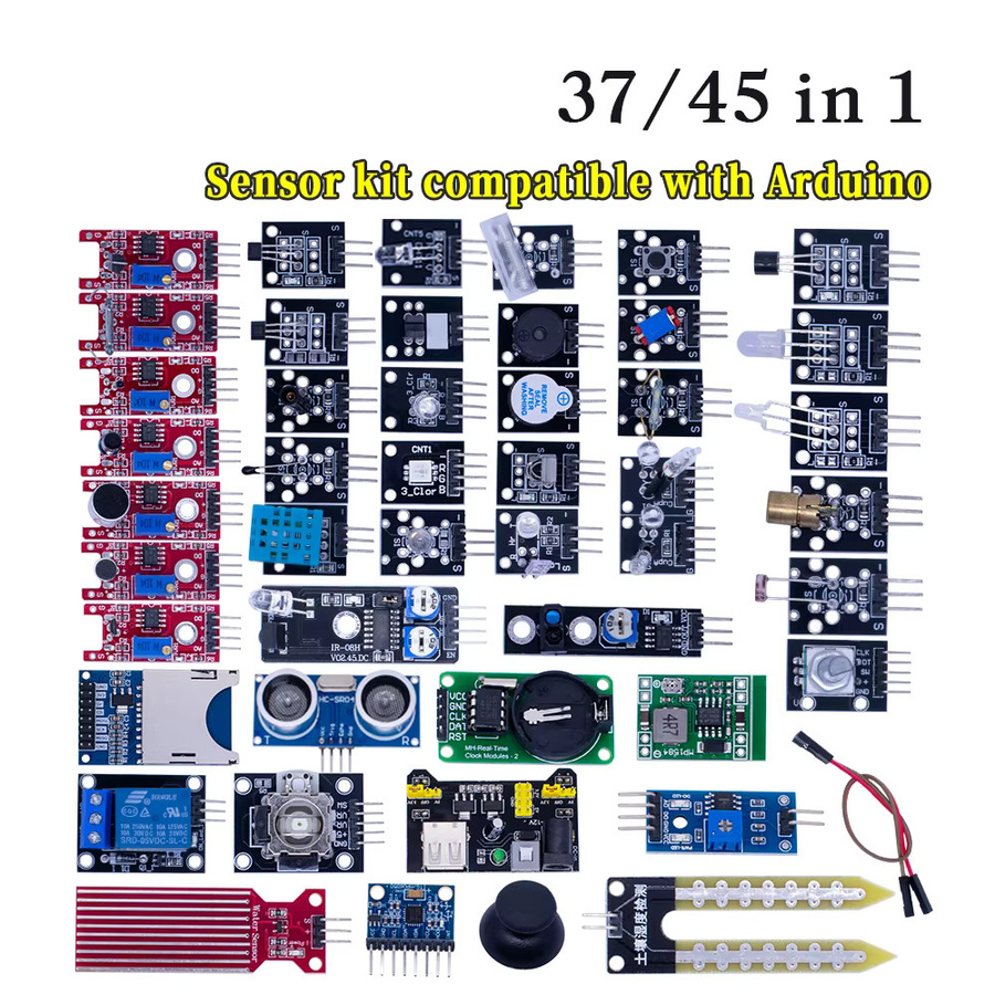 WAVGAT 45-in-1 Sensoren-Modul-Starterset für Arduino UNO R3 und MEGA2560 - Bild 2
