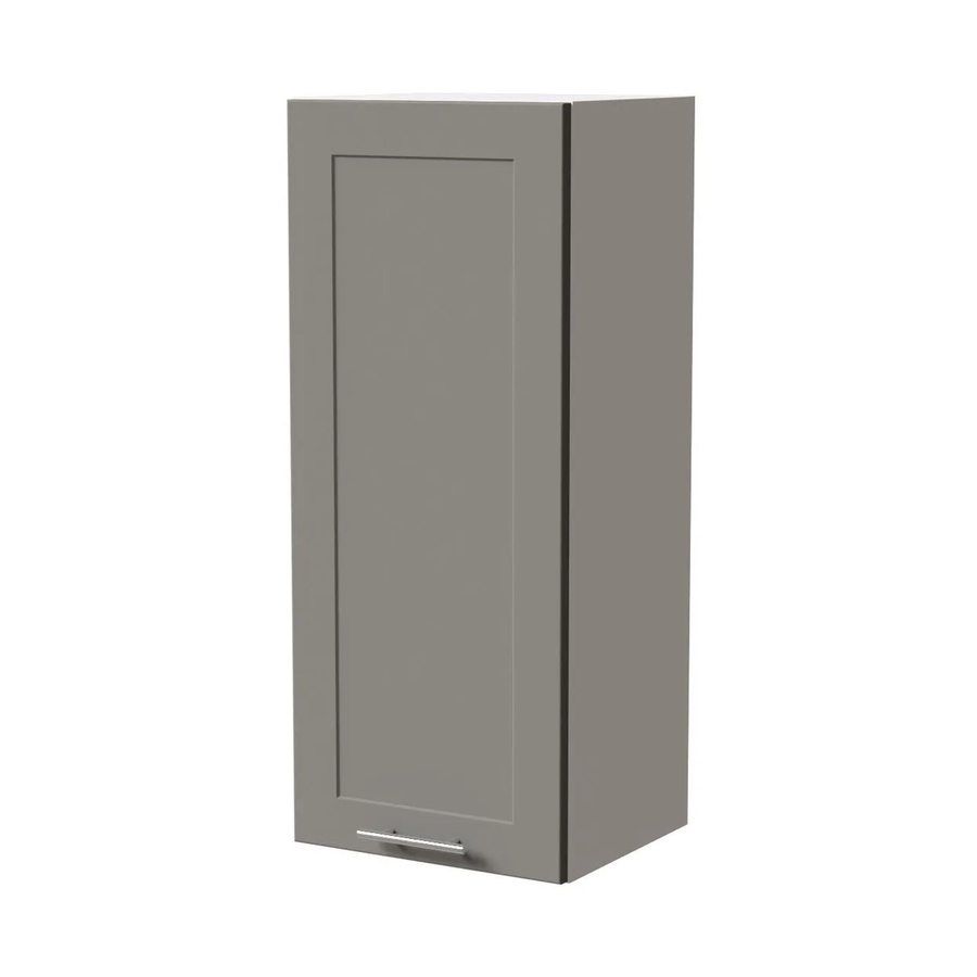 Feldmann-Wohnen Hängeschrank Oslo W4/40 in Weiß und Dust Grey Matt, B/T/H: 40 x 32,5 x 96 cm - Bild 2