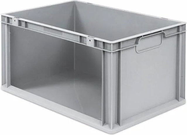 PROREGAL Eurobox NextGen Store Eurobehälter Transportbox Grau H x B x T: 32 x 40 x 60 cm - Bild 1