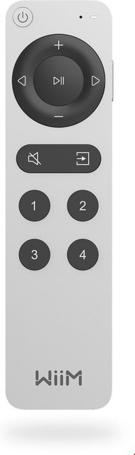 WiiM Voice Remote 2 Fernbedienung in Silber - Bild 1