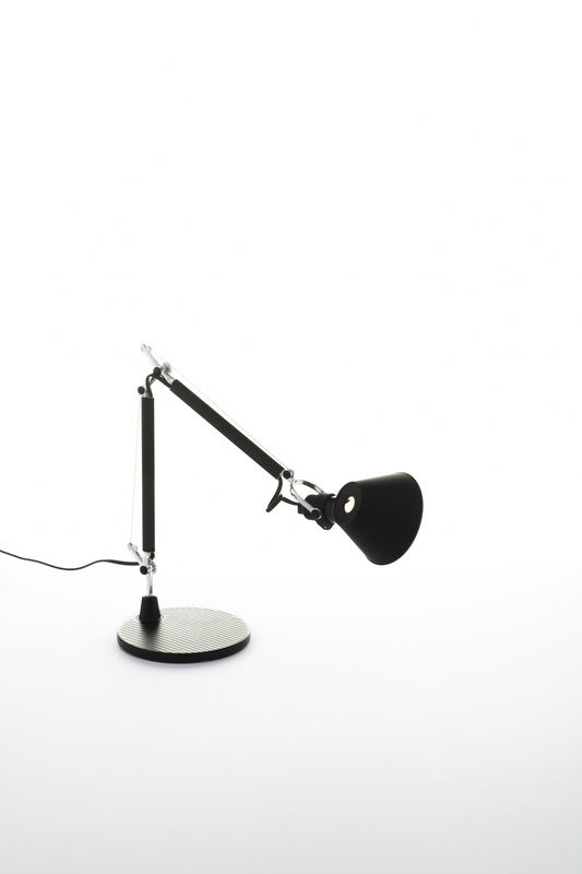 Artemide Tolomeo Micro Tavolo Tischleuchte aus Aluminium in Schwarz, verstellbar für Schreibtisch und Leseplatz - Bild 2