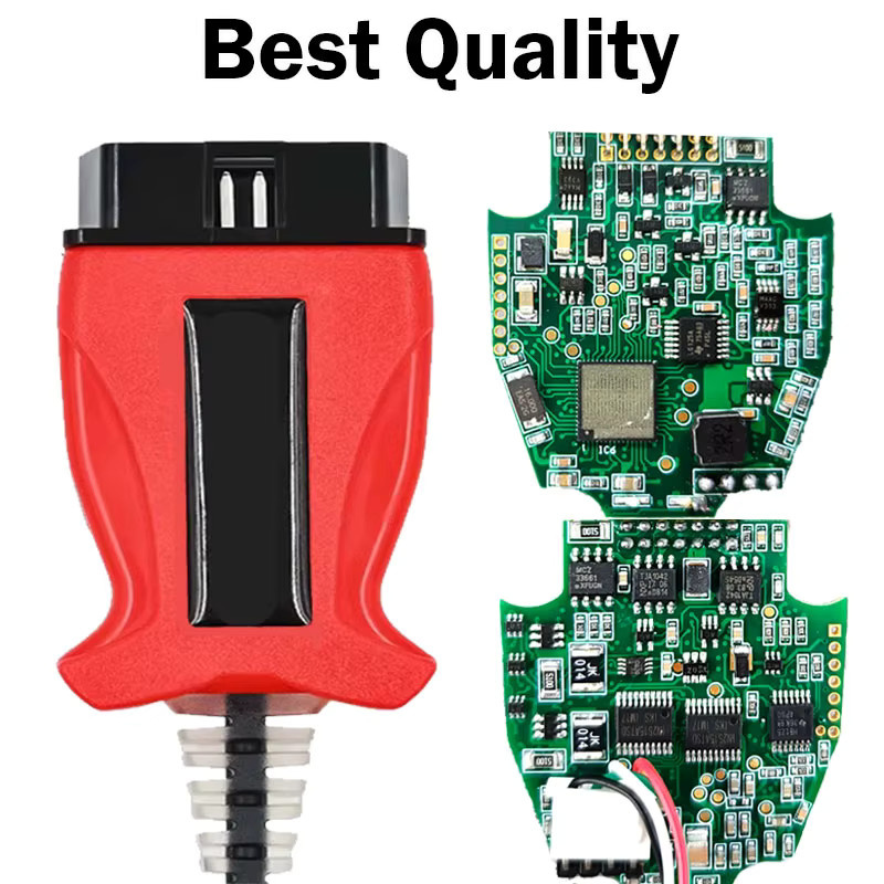 ITCARDIAG Auto-Diagnosewerkzeug V160 Pro in Rot für Volvo XC60, S60, V70, V50, V40, S40 und weitere Modelle (Modelljahre 2014, 2015, 2016) - Bild 5