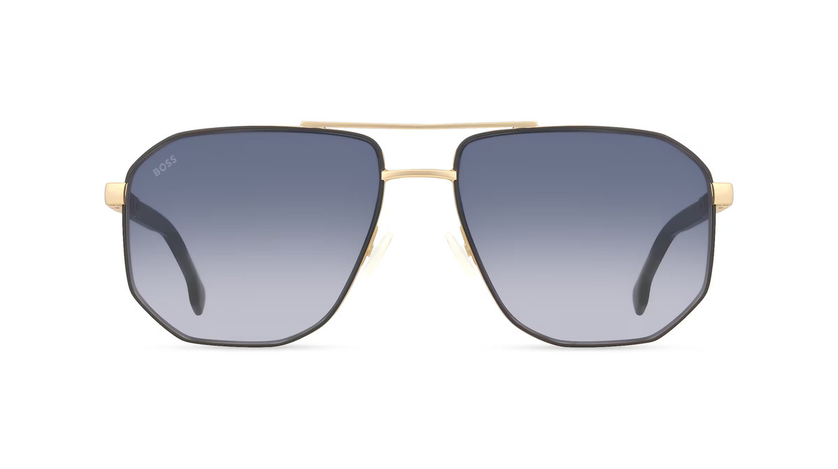 Hugo Boss 1832/S Sonnenbrille Aviator, Vollrand, Edelstahl, Gold, Herren - Bild 1