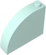 Gobricks GDS-90109 Brick Curved 1 x 4 x 3, Lernbausteine - Bild 1