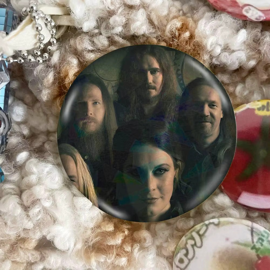Brosche Nightwish, rund, Cartoon - Bild 5