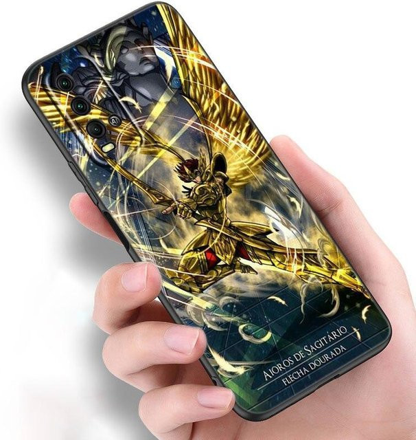Anime Saint-Seiya Handyhülle aus weichem TPU für Xiaomi Redmi Note 10 Pro 9 Pro Max 10S 10T 9A 9C 9S 9T 8A 8T 8 7 Pro in Schwarz und Multicolour - Bild 1