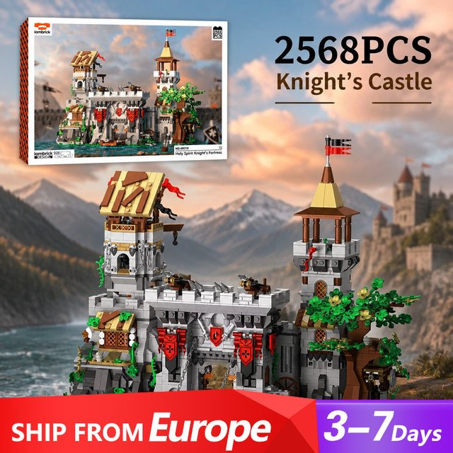 Schloss der Heiligen Geistlichen Ritter, Bausteine-Set, 2568 Teile, ab 14 Jahren - Bild 1