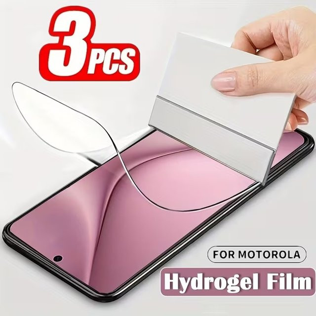 3 Stück HD-Hydrogelfolie Displayschutzfolie für Motorola G72 G54 G84 G34 G14 G52 G56 transparent - Bild 1