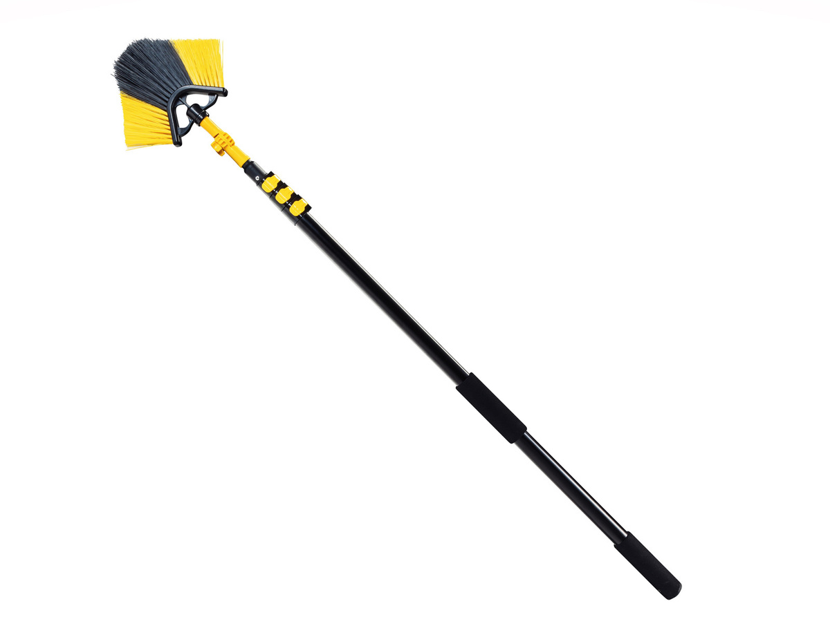 Neustanlo Eckbesen 2.0 in Gelb mit intuitivem Schnellspannsystem und ergonomischen Handgriffen für Haus und Garten, Länge: 400 cm - Bild 1