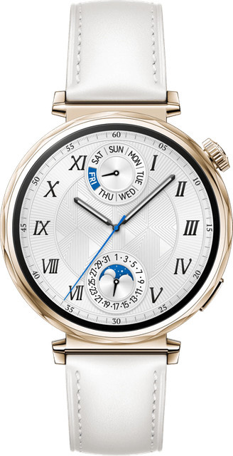 Huawei Watch GT5 Smartwatch Gold/Weiß 41 mm mit Edelstahlgehäuse und Saphirglas - Bild 1