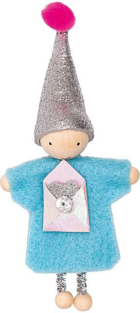 Rico Design Geschenkanhänger Wichtel Geld mit Spruch, multicolor, Höhe: 8 cm - Bild 1