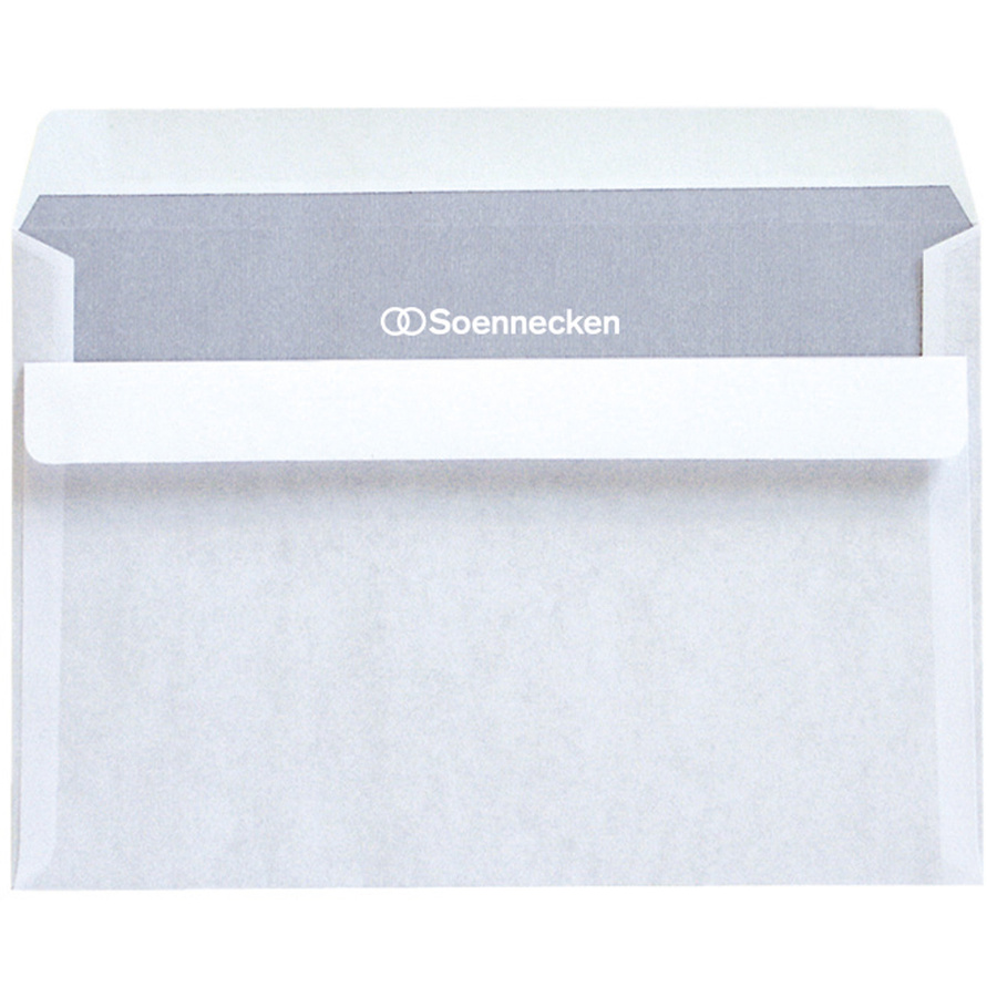 Soennecken Briefumschläge DIN C6 ohne Fenster weiß selbstklebend aus Papier - Bild 2