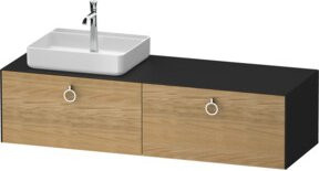 Duravit Waschtischunterschrank White Tulip in White, B/T: 160 x 55 cm - Bild 1