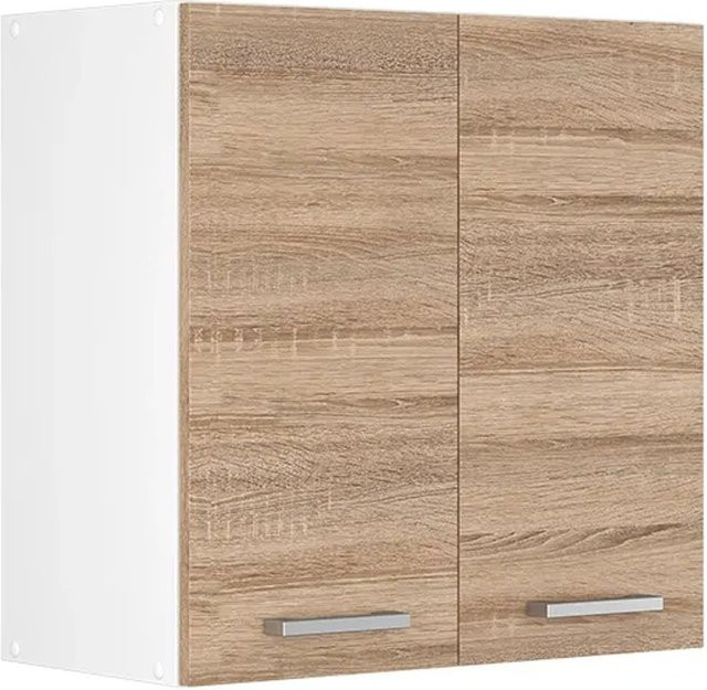 Vicco R-Line Hängeschrank Küchenschrank Sonoma Weiß B: 60 cm, T: 31 cm, H: 60 cm - Bild 1