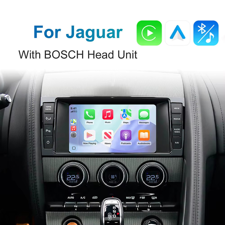 EzoneTronics Wireless Carplay und Android Auto Adapter für Land Rover und Jaguar in Schwarz - Bild 2