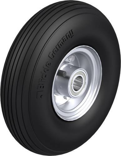 Blickle Rad-Luftreifen P 265/25-75K in Schwarz mit Stahlfelge, Durchmesser: 260 mm, Tragfähigkeit: 250 kg - Bild 1