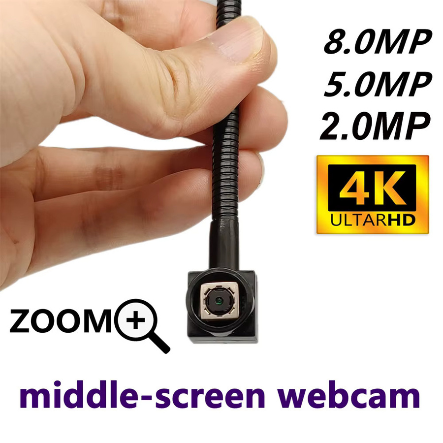 HQCAM 4K UHD Webcam mit Autofokus und Zoom, Schwarz, USB-C und Micro-USB Anschluss - Bild 3