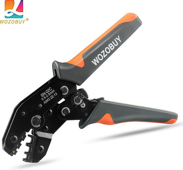 WOZOBUY Crimpzange SN-02C für elektrische Klemmen und Drahtanschlüsse - Bild 1