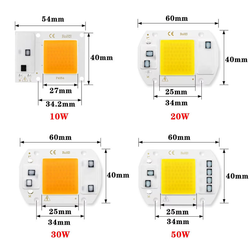 PARKSON COB Chip LED Lampe für Flutlicht Scheinwerfer, 220V, Farbe: Cool White - Bild 2