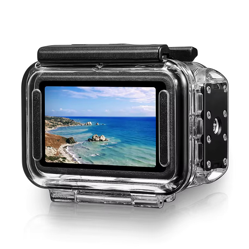 DJI Action 6 Magnetisches Wasserdichtes Unterwasser-Tauchgehäuse Schutzhülle in Transparent - Bild 2