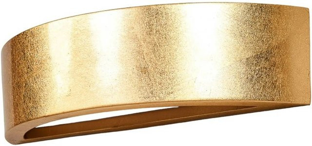 Lindby Wandleuchte Jasin Modern aus Gips und Ton in Gold/Messing, 1-flammig, E14 - Bild 1