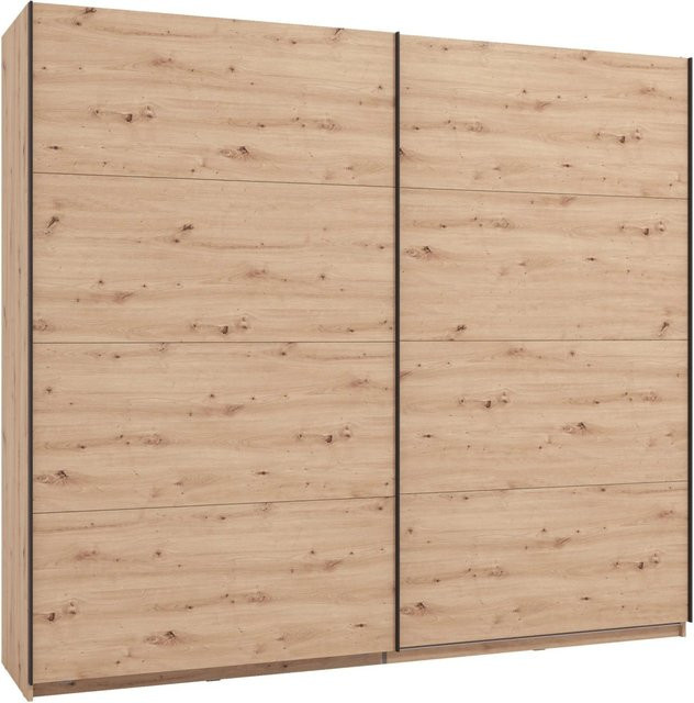 Mömax Schwebetürenschrank Gard in Eiche Artisan, modern und matt, B: 245 cm, H: 217 cm, T: 61 cm - Bild 1
