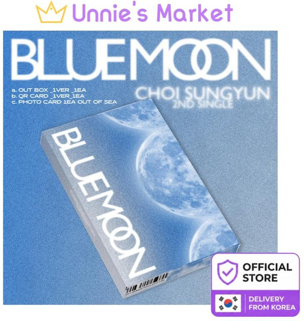 Golden Child CHOI SUNGYUN Blue Moon 2. Single-Album QR Version mit CD - Bild 1