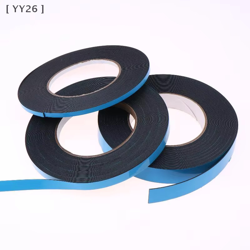 KOQZM Doppelseitiges Klebeband aus schwarzem PE-Schaum, Breite: 5 mm, Länge: 10 m, Dicke: 1 mm, für Beschilderung und Buchstabenmontage - Bild 3