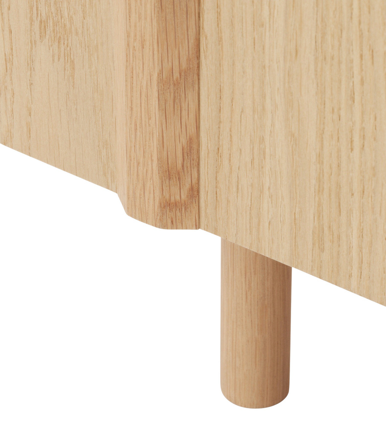 Normann Copenhagen Rib Kommode in Beige mit geriffeltem skandinavischem Design - Bild 3