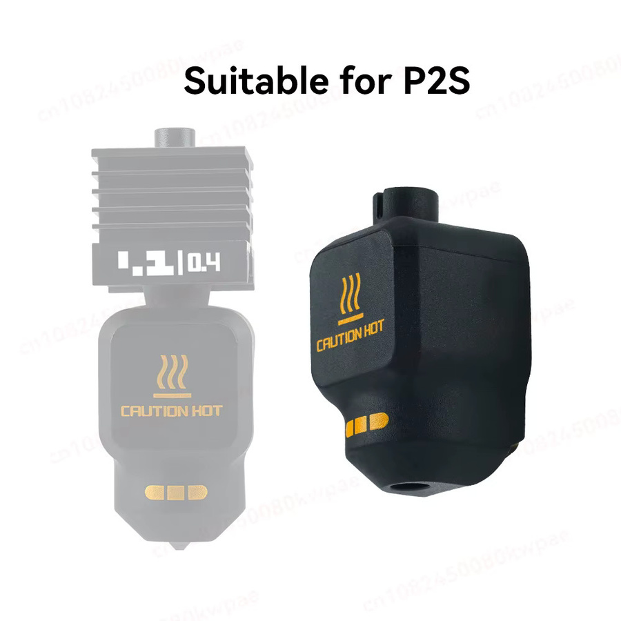 Bambu Lab P2S Silikon Schutzsocke für das Hotend in Schwarz zur Abdeckung des Heizblocks für 3D-Drucker - Bild 5