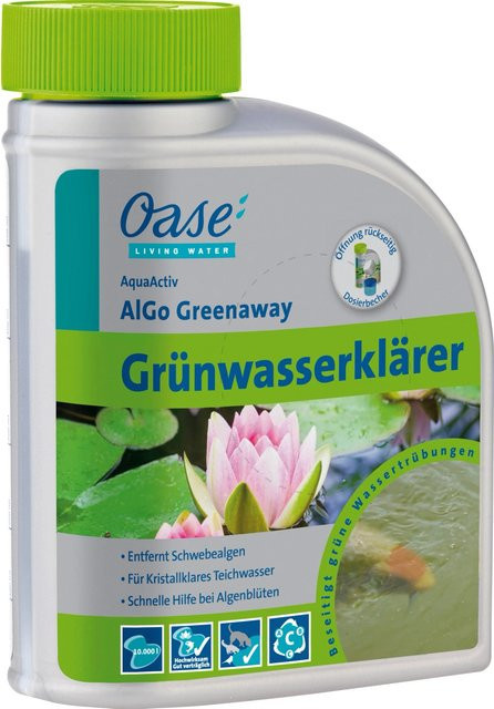Oase AquaActiv AlGo Greenaway Grünwasserklärer für den Teich, 500 ml - Bild 1
