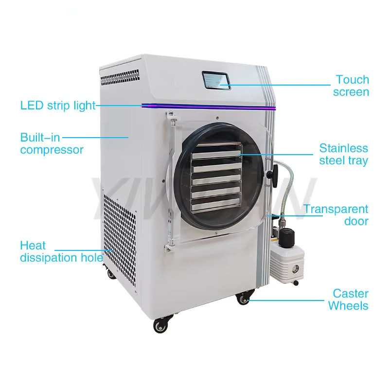 LISM Gefriertrockner für Lebensmittel, Obst und Gemüse, energiesparender Sublimations-Lyophilisator für Zuhause mit 6kg Kapazität und Vakuumpumpe - Bild 4
