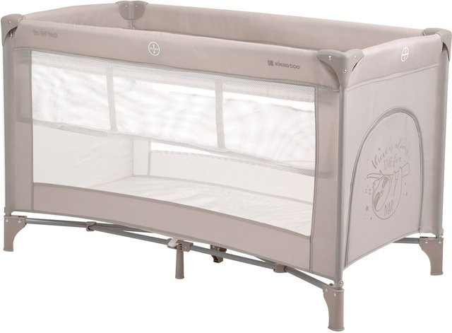 Kikkaboo Reisebett und Laufstall So Gifted in Braun und Beige mit 2 Ebenen Matratze und Tragetasche - Bild 1