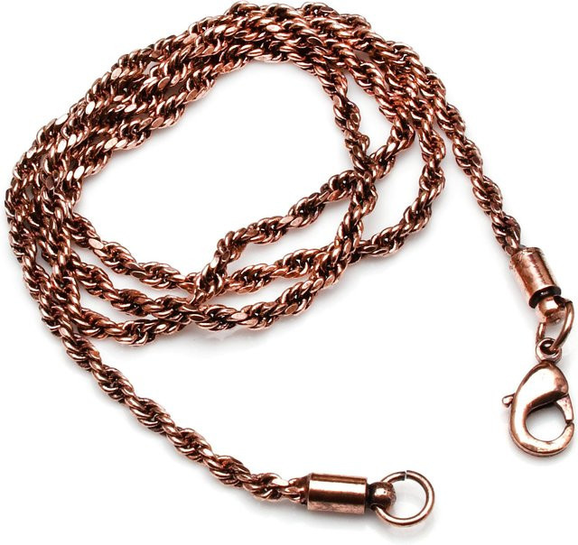 Halskette Kupferseilkette, oxidiert, Damen - Bild 1