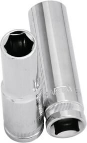 Kraftwerk Stecknuss 1/2 Zoll 22 mm aus Chrom-Vanadium in Silber - Bild 1