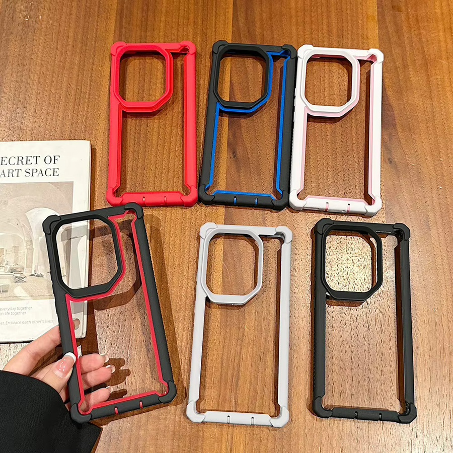 Robuste TPU+PC Panzer-Hülle für Infinix Note 60 Pro 50 Pro 40 Hot 60 Pro 60i 50 40 in Transparent - Bild 4