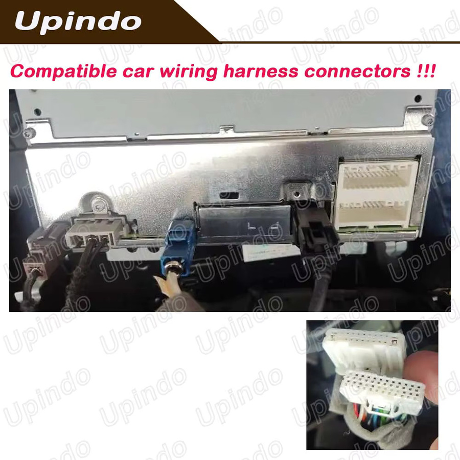Upindo Android-Funkkabel mit CAN-Bus Adapter für Nissan X-Trail Qashqai Juke Navana 2016+, Schwarz - Bild 2
