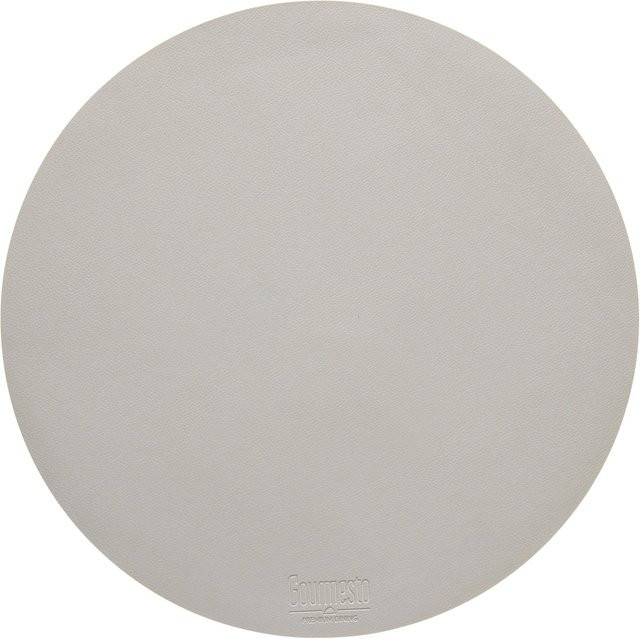 Gourmesto Tischset Livi Grau rund aus Kunststoff Durchmesser: 40 cm - Bild 1