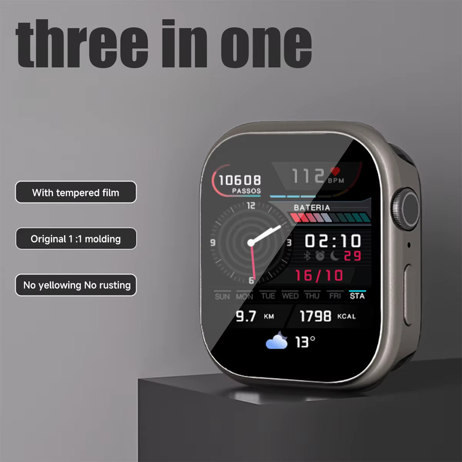 Aolly Case für Apple Watch, Full Cover Bumper Shell, Unisex - Bild 3