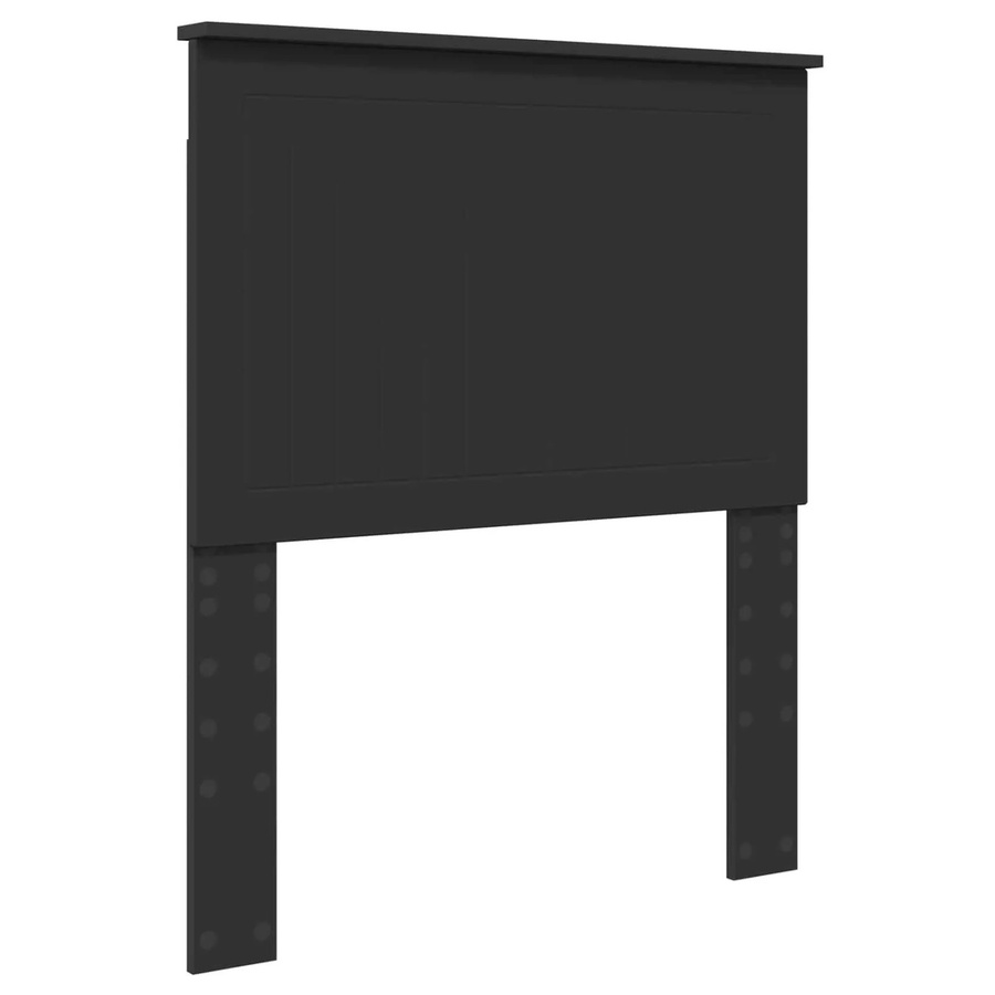 vidaXL Kopfteil in Schwarz und Eichen-Optik aus Holzwerkstoff, Breite: 80 cm - Bild 2